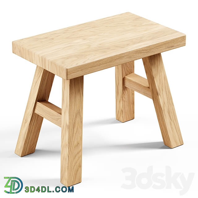 Zara Home The small stool 3D Models 3DSKY