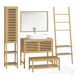 Haumea La redoute Bathroom furniture set 03 3D Models 3DSKY 