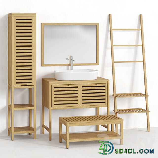 Haumea La redoute Bathroom furniture set 03 3D Models 3DSKY