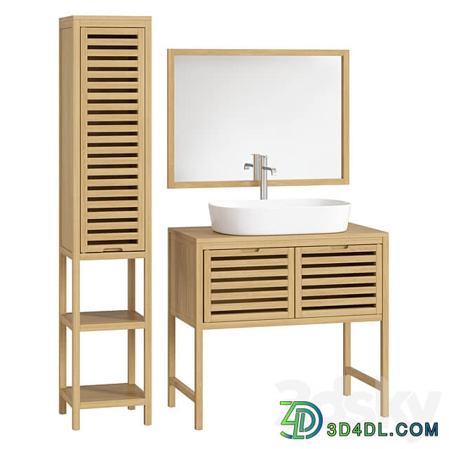 Haumea La redoute Bathroom furniture set 03 3D Models 3DSKY