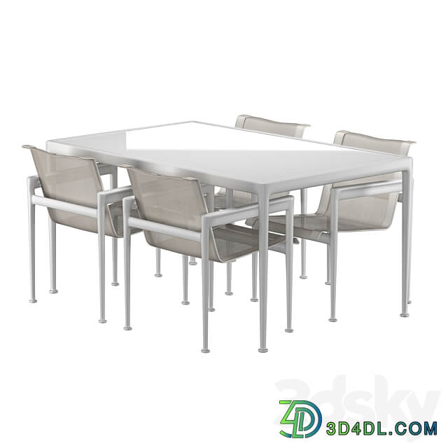 Outdoor table set Table Chair 3D Models 3DSKY