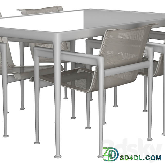 Outdoor table set Table Chair 3D Models 3DSKY