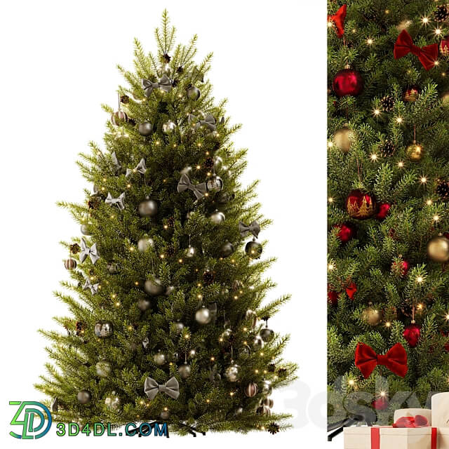 Christmas tree 3D Models