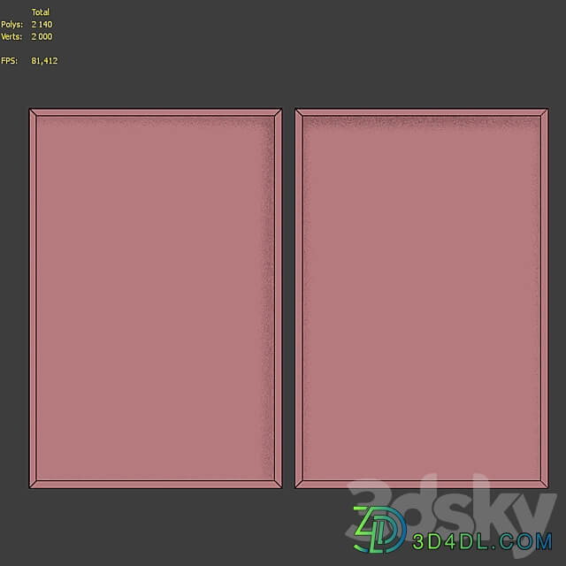 Picture Frame Set 156 3D Models 3DSKY