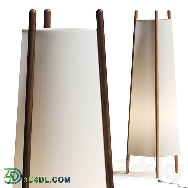 Leds C4 Woody Floor Lamp 3D Models 3DSKY