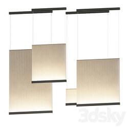 Vibia Curtain Fabric pendant lamp Pendant light 3D Models 3DSKY 