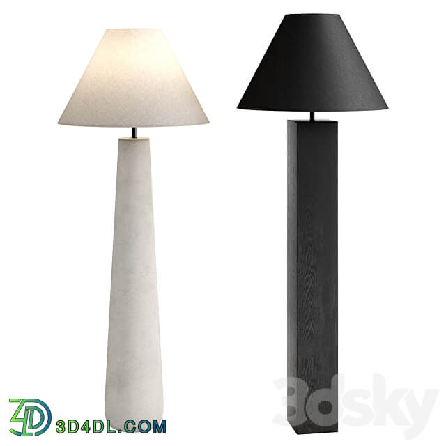 CB2 floor lamp set 2 3D Models 3DSKY