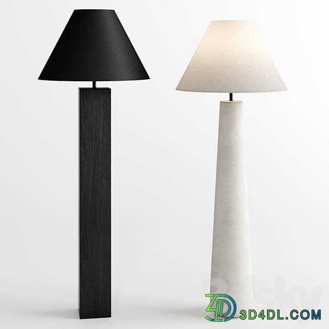 CB2 floor lamp set 2 3D Models 3DSKY