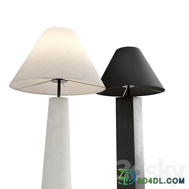 CB2 floor lamp set 2 3D Models 3DSKY