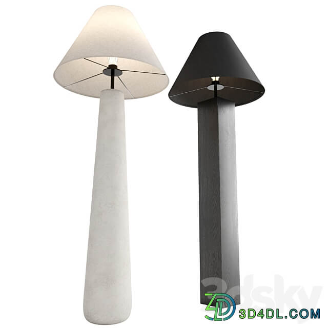 CB2 floor lamp set 2 3D Models 3DSKY