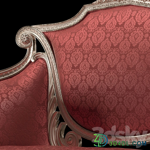 kosovart rococo armchair 3D Models 3DSKY