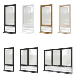 Exterior windows optimized v.02 3D Models 3DSKY 