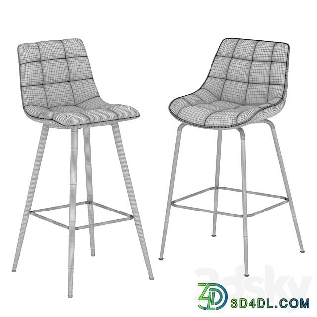 Spice B 140 barstool Mebel Vetro 3D Models 3DSKY