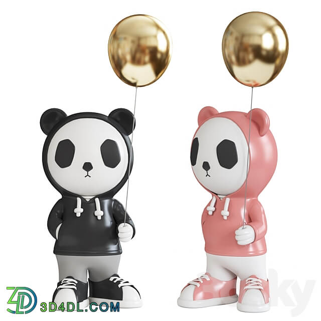 panda sculpture 3D Models 3DSKY