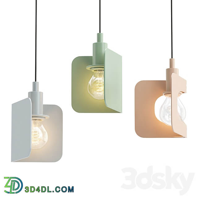 CORNER Pendant light 3D Models 3DSKY