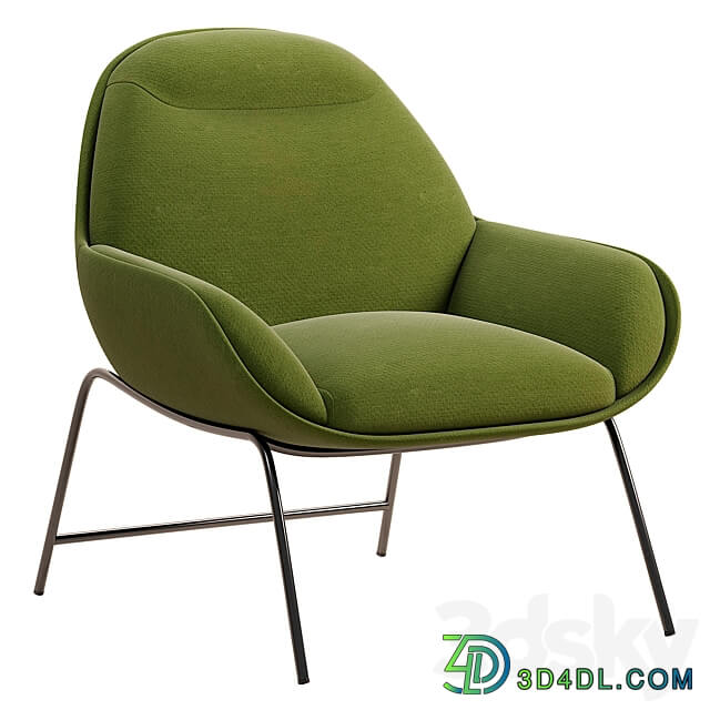 Mii Occasional Lounge Chair 3D Models 3DSKY