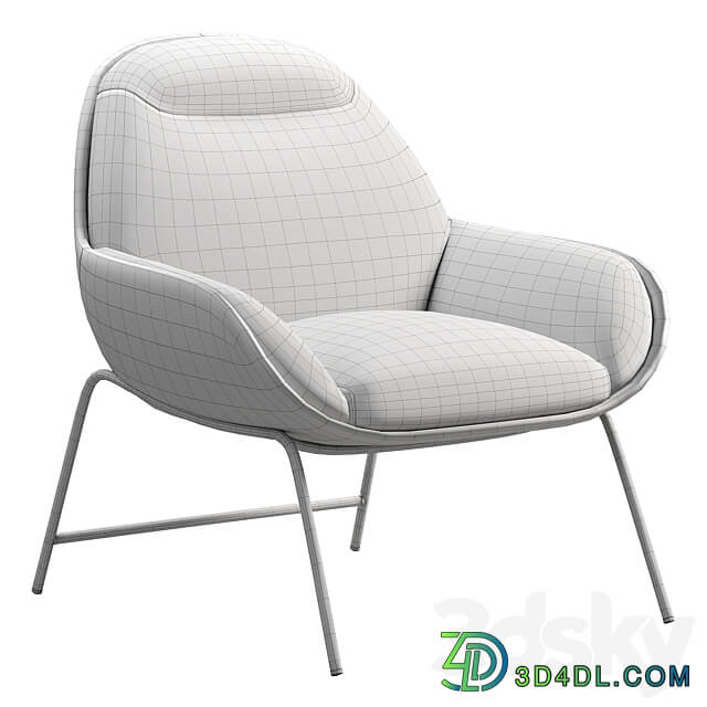 Mii Occasional Lounge Chair 3D Models 3DSKY