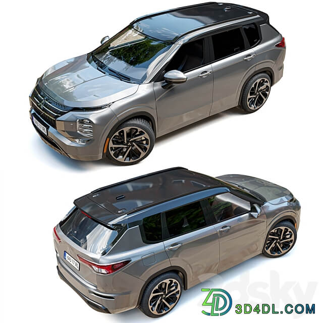 Mitsubishi Outlander 2022 3D Models 3DSKY