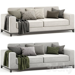 Frankfurt 3 seat sofa 3D Models 3DSKY 