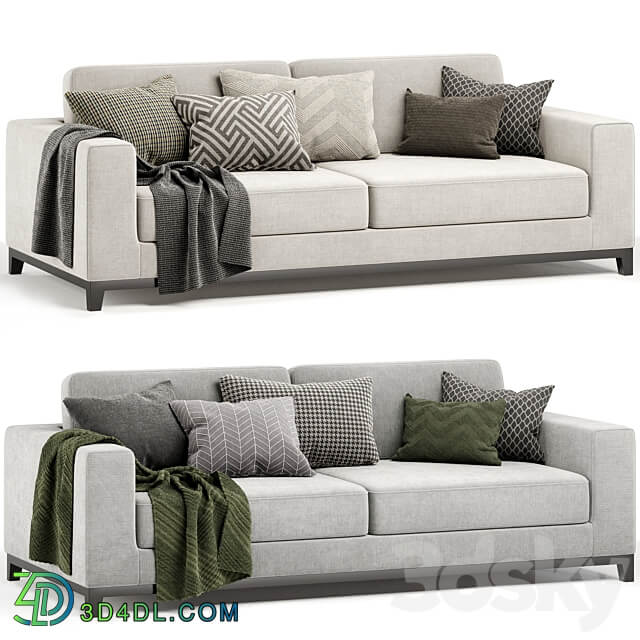 Frankfurt 3 seat sofa 3D Models 3DSKY