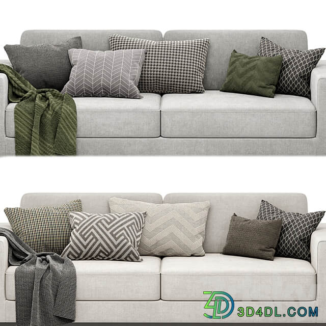 Frankfurt 3 seat sofa 3D Models 3DSKY