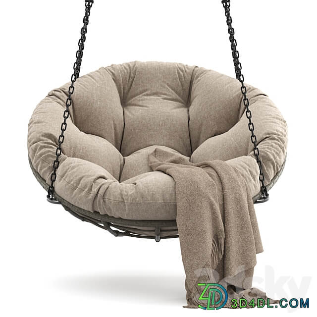 Hanging Papasan Chair 3D Models 3DSKY