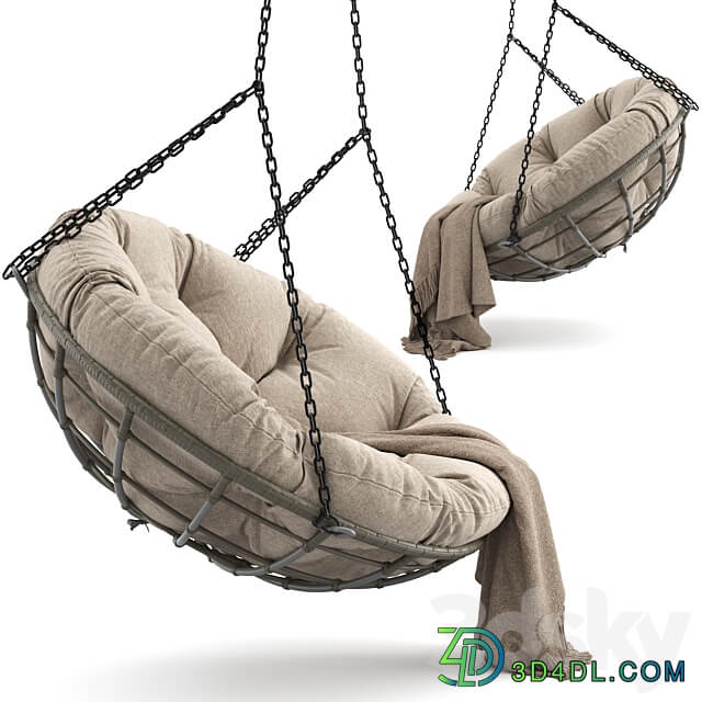 Hanging Papasan Chair 3D Models 3DSKY