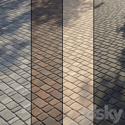 Paving Type 2 Set 13 3D Models 3DSKY 