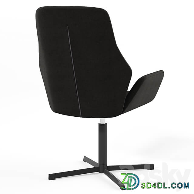 Office swivel armchair Arlon from La Redoute 3D Models 3DSKY
