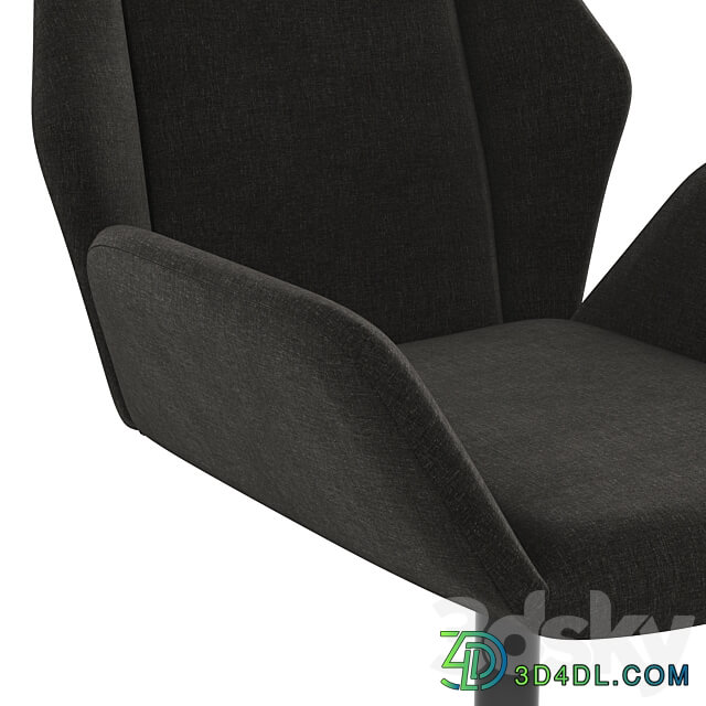 Office swivel armchair Arlon from La Redoute 3D Models 3DSKY
