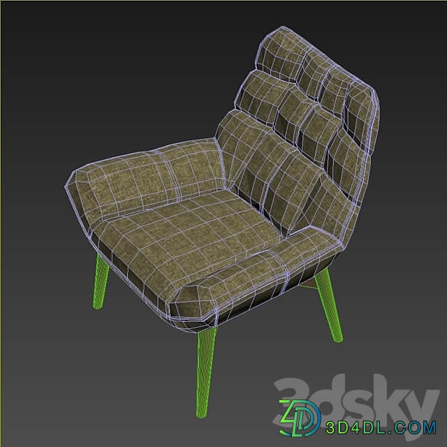 Lamar chair Layla Grayce 3D Models 3DSKY