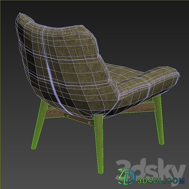 Lamar chair Layla Grayce 3D Models 3DSKY