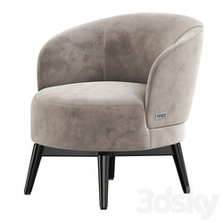 Fendi Casa Armchair 3D Models 3DSKY 