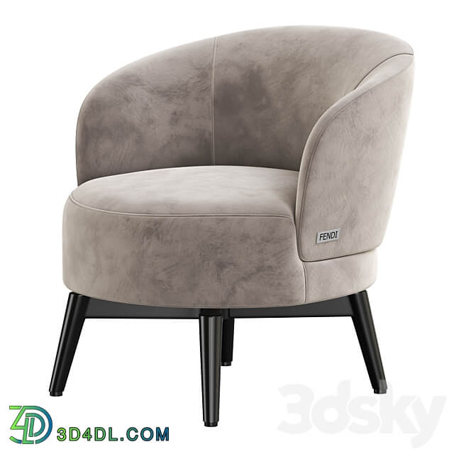 Fendi Casa Armchair 3D Models 3DSKY