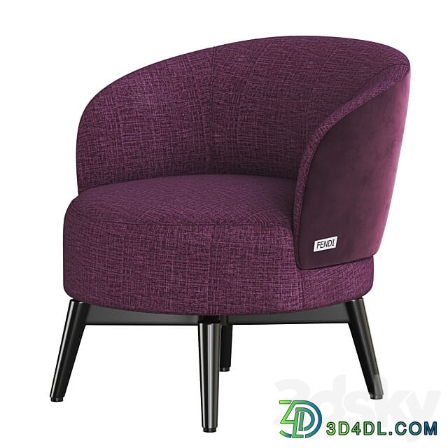 Fendi Casa Armchair 3D Models 3DSKY