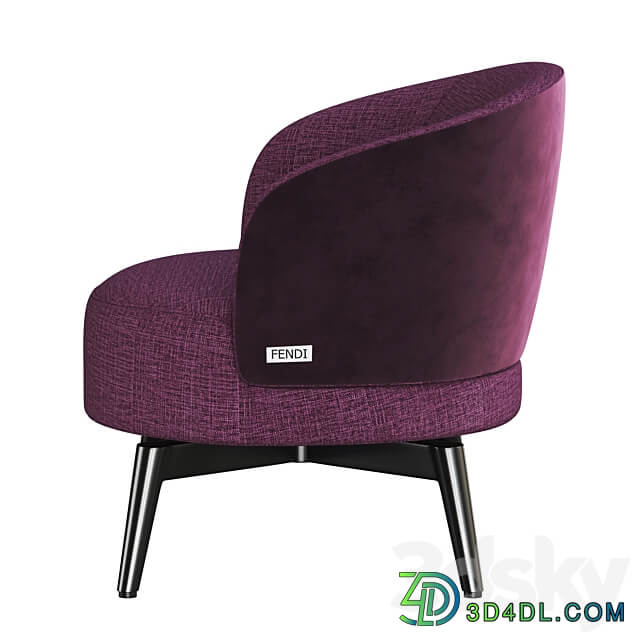 Fendi Casa Armchair 3D Models 3DSKY