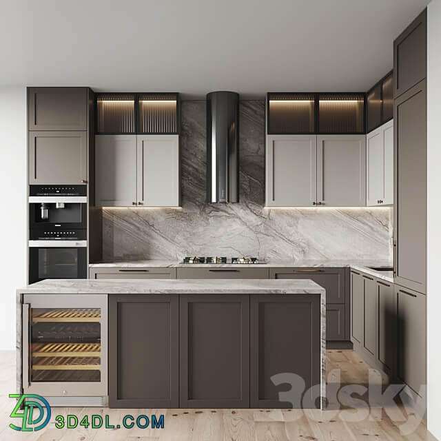 kitchen 0135 Kitchen 3D Models 3DSKY