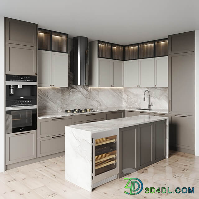 kitchen 0135 Kitchen 3D Models 3DSKY