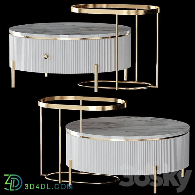 coffee table LaLume 3D Models 3DSKY