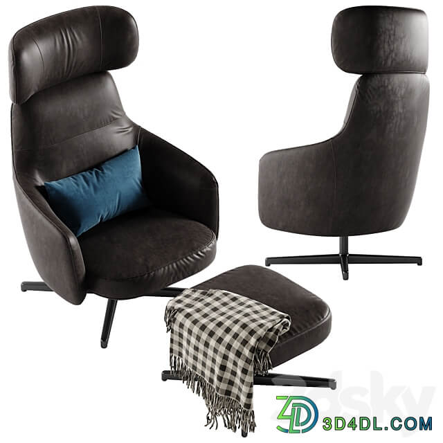 Ditre italia cuper armchair 3D Models 3DSKY