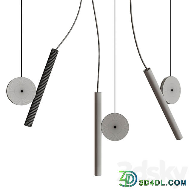 Luceplan DOI Pendant light 3D Models 3DSKY