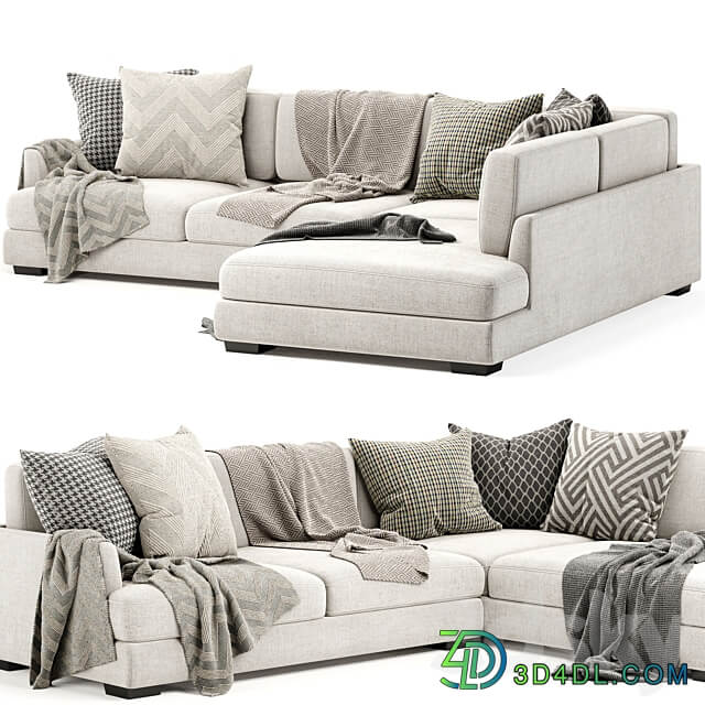 Elsie sofa with chaise 3D Models 3DSKY