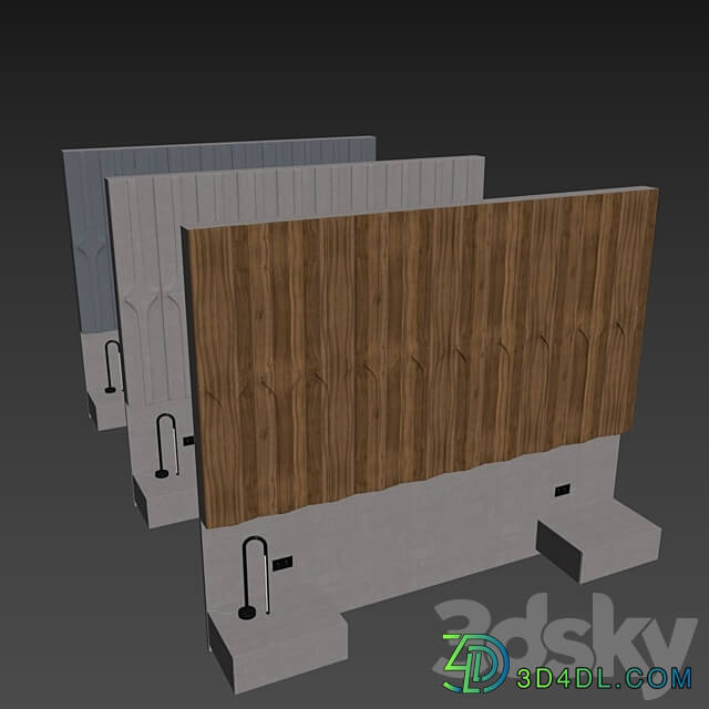 Decorative wall panel 006 3D Models 3DSKY