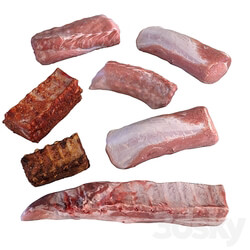 Meat Set 3D Models 3DSKY 