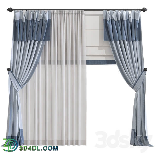 Curtain 945 3D Models 3DSKY