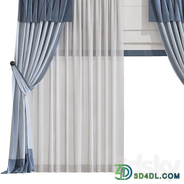 Curtain 945 3D Models 3DSKY