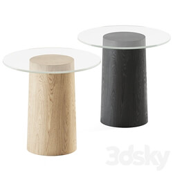 Stub Side Table Oak Fritz Hansen Coffee 3D Models 3DSKY 