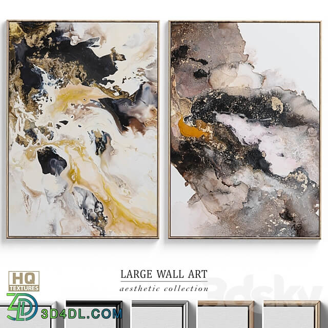 Abstract Neutral Wall Art C 360 3D Models 3DSKY