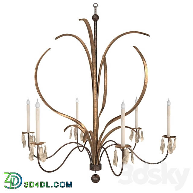 Low Country MARSH GRASS GRANDE CHANDELIER Pendant light 3D Models 3DSKY