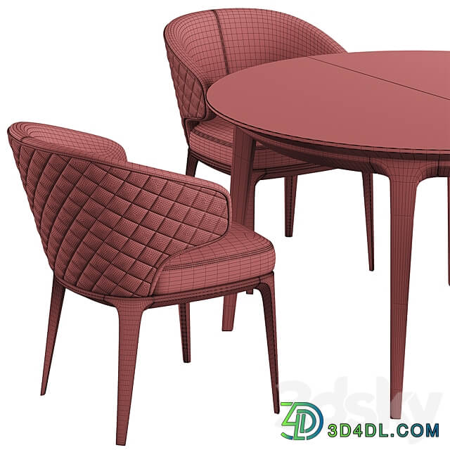 ATOM Chair Konyshev PLAY Table Table Chair 3D Models 3DSKY
